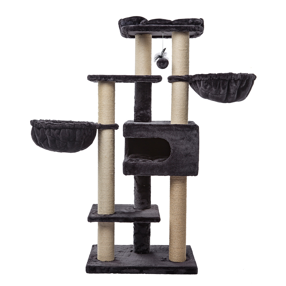 Luxury Cat Tower with Multiple Beds